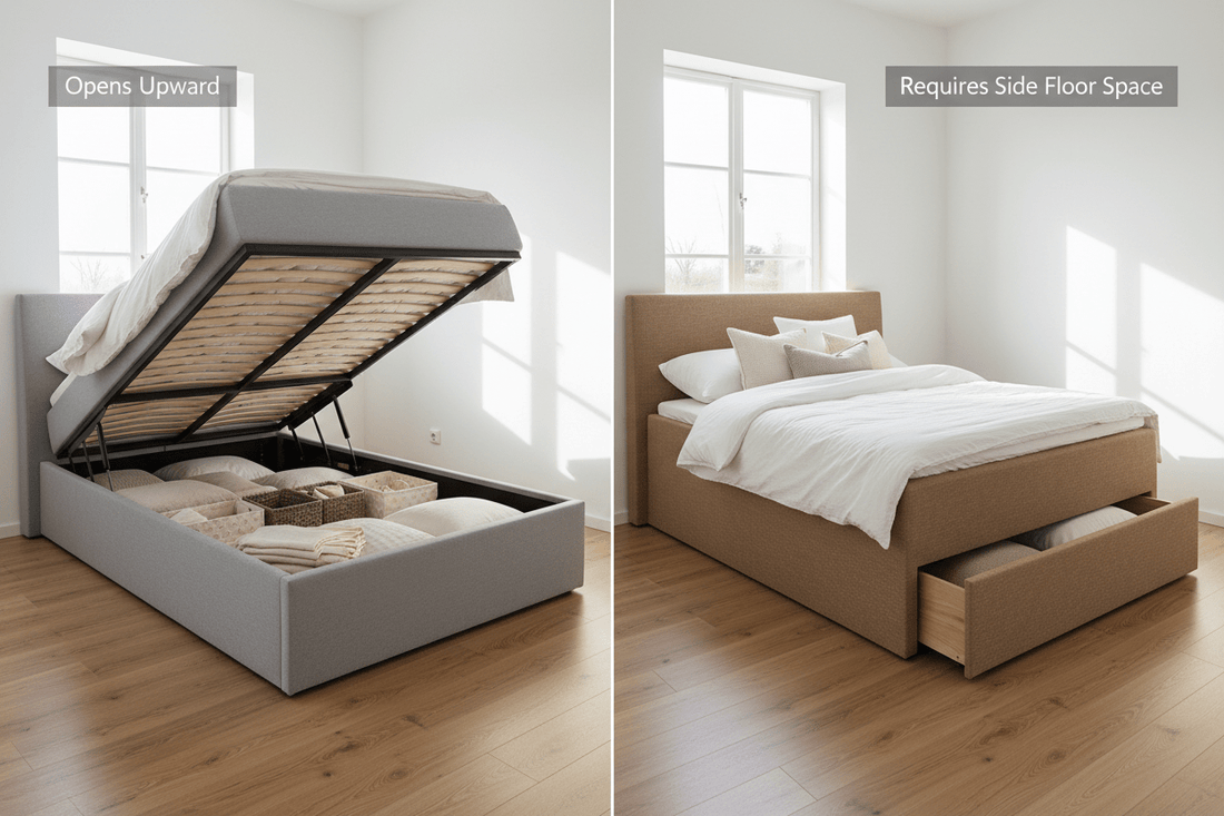 Gas Lift Bed vs Drawer Storage Bed: Which Works Better in a Real Bedroom?