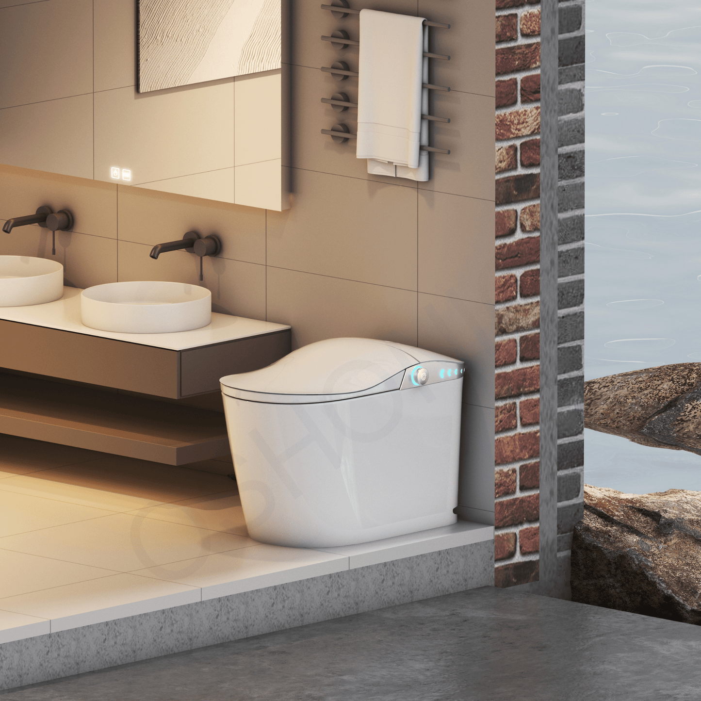 Aura Series Zenith Smart Toilet - OSHONIC