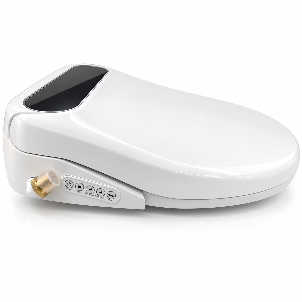 Side control buttons on the OSHONIC Essence smart bidet seat