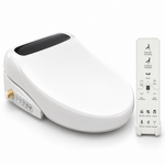 OSHONIC Essence smart bidet seat with its wireless remote control