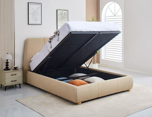 Haven Gas Lift Bed Frame | Hidden Storage Solution | Australian Delivery - OSHONIC