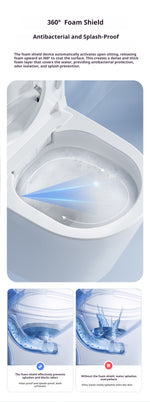 OSHONIC Aura Edge smart toilet, certified model LF720K-DW — product view 5