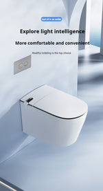 OSHONIC Aura Float wall-hung smart toilet, certified model LF720J-DW — front view