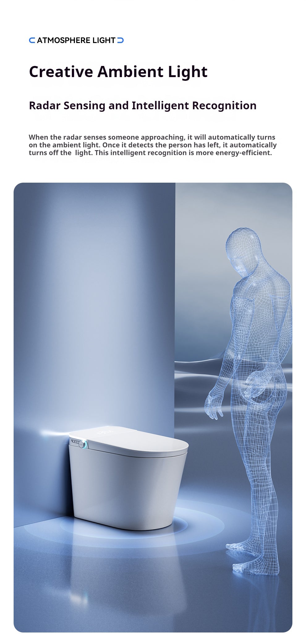 OSHONIC Aura Zenith smart toilet, certified model LF716CW — product view 6