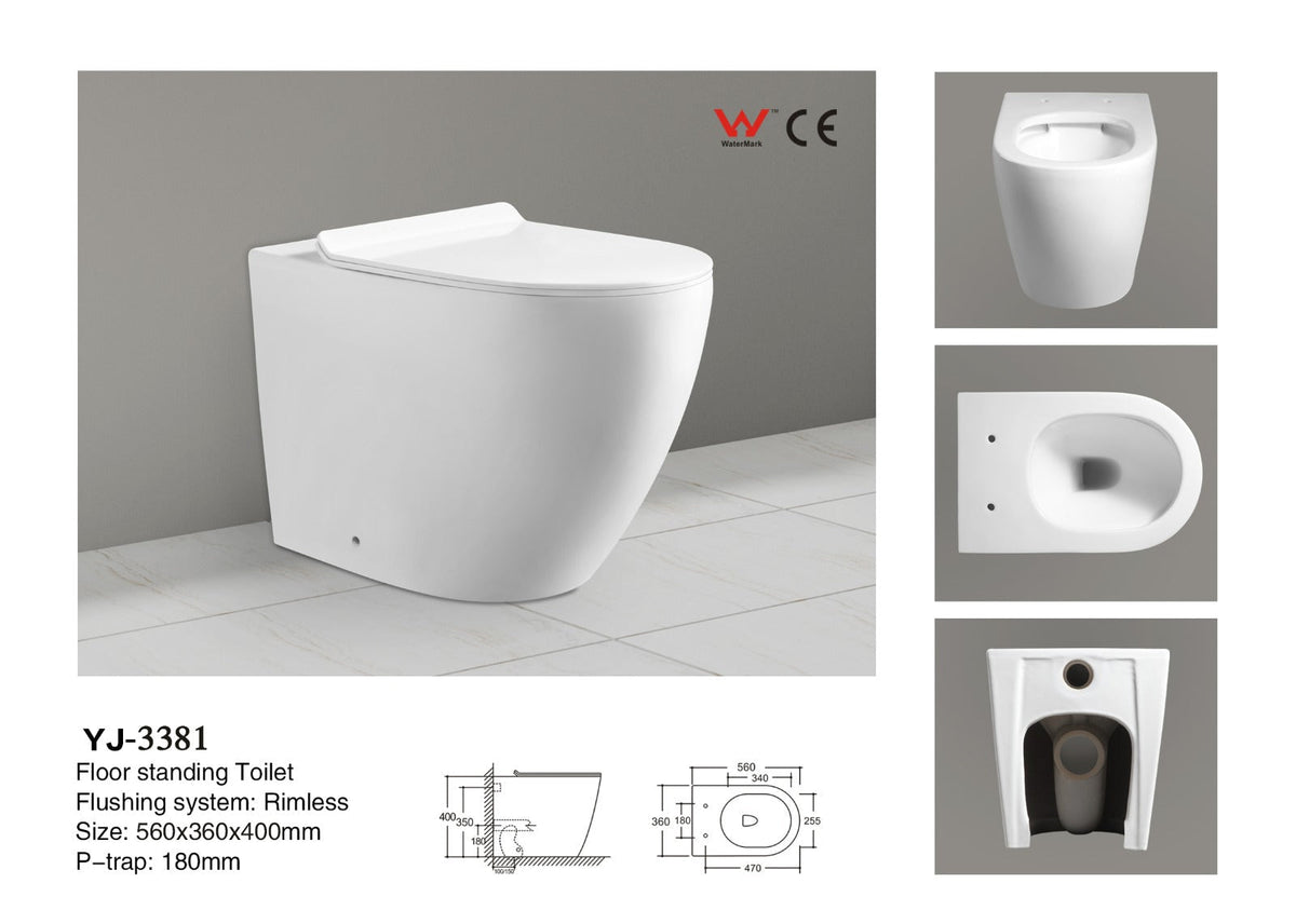 Earth Series · Back-to-Wall Toilet – real product image 1