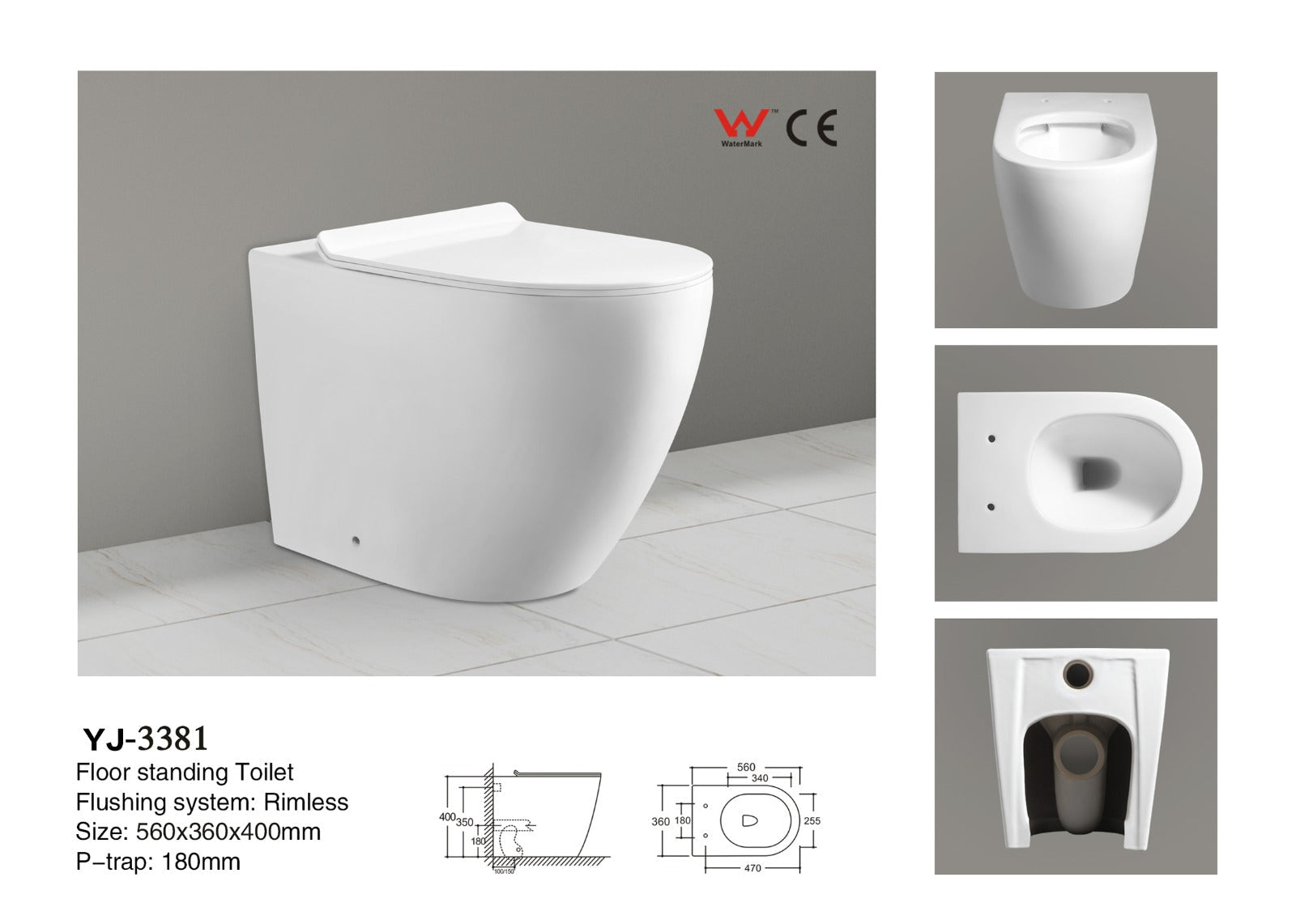 Earth Series · Back-to-Wall Toilet – real product image 1