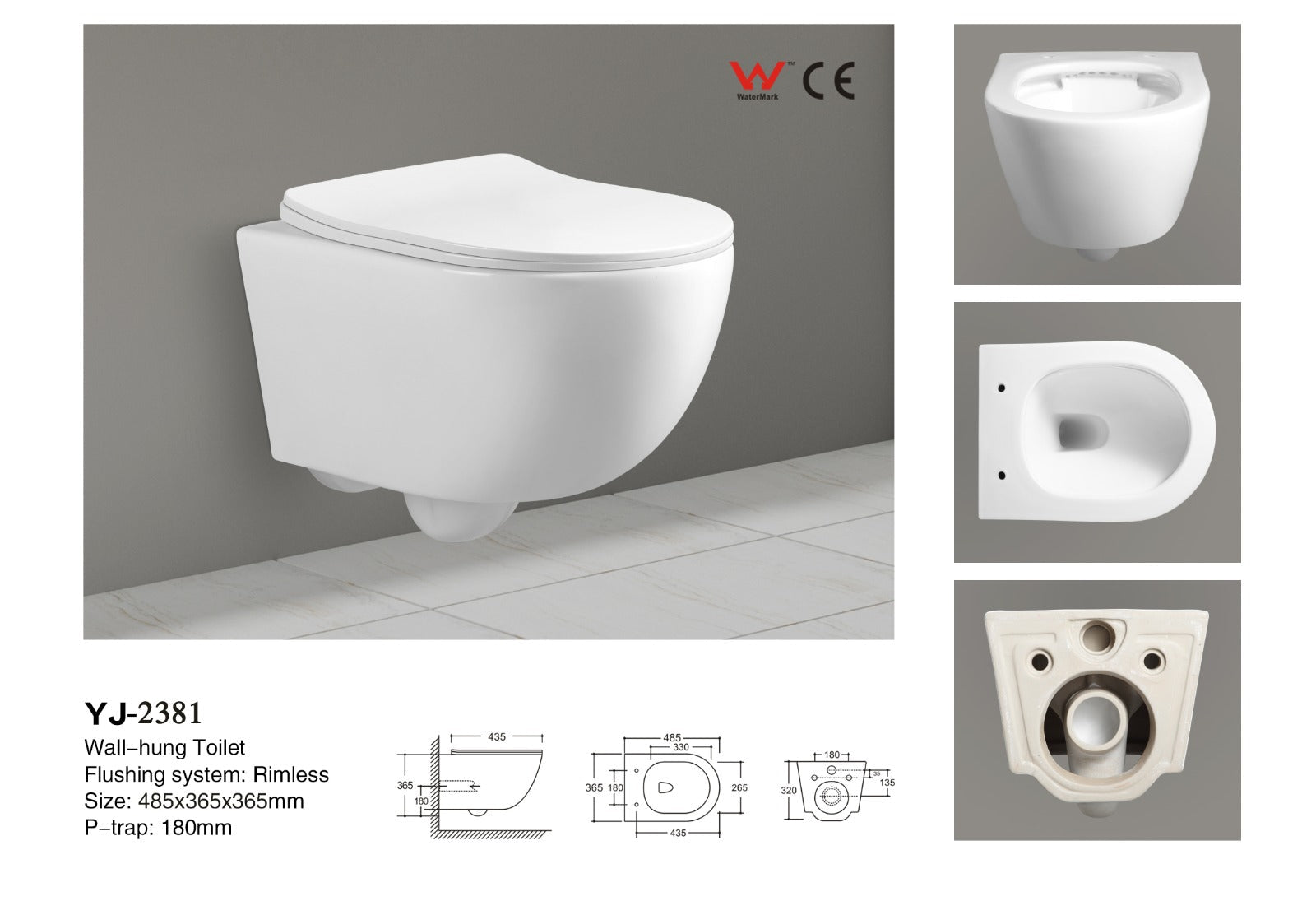 Earth Series · Wall-Hung Toilet – real product image 1