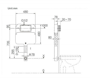 Earth Series · Wall-Hung Toilet – real product image 3