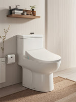 OSHONIC Oasis smart bidet seat, certified model TB-381DF — bathroom setting